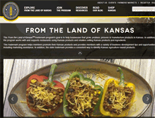 Tablet Screenshot of fromthelandofkansas.com